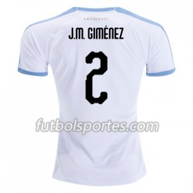 Camisetas Uruguay Jose Gimenez 2 Segunda Equipacion Copa América 2019